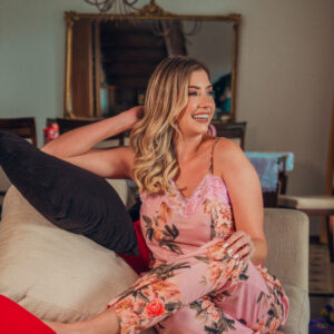 Pijama calça/regata Flowers